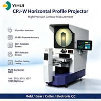 Projecteur optique de profil haute précision YIHUI CPJ-W, comparateur optique numérique, garantie 1 an, protection IP65, 220V
