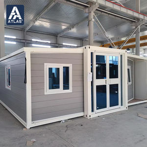 Container Casa Magazzino Espandibile Pieghevole a Doppia Ala con Pannello Sandwich a Tre Strati Traspirante Design Industriale Esportabile - Product Image 1