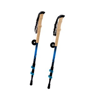 Canne d'alpinisme pliable en aluminium pour la randonnée, bâtons de marche nordique multifonctionnels ultralégers pour le trekking - Product Image 6