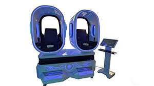 Cine de Realidad Virtual 9D, Silla Doble VR, Diseño Nuevo para Interiores, Hogar, Centro Comercial, Aeropuerto, Jardín Público, Sala de Juegos - Product Image 4
