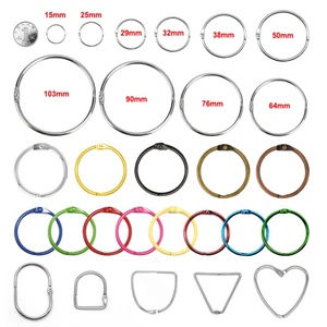 Anillas para Encuadernación de Libros de 1.5 Pulgadas (38mm), Anillas para Hojas Sueltas, para Tarjetas de Índice, Cuadernos Escolares - Product Image 6