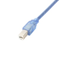 Cable de impresora de 2,0 A macho A B, Cable Usb de datos A B, azul