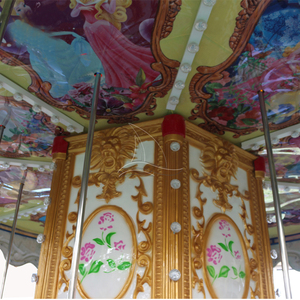 Atractivo juego para niños <span class=keywords><strong>Fairground</strong></span> Ride Merry Go Round Horse <span class=keywords><strong>Carousel</strong></span> equipo de parque de atracciones a la venta - Product Image 4