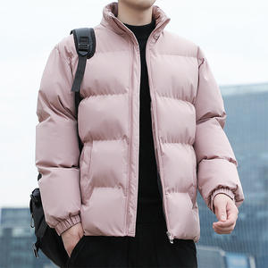 저렴한 남자의 클래식 패션 겨울 외관 파라 Baixo Jaqueta 재킷 스탠드 칼라 따뜻한 캐주얼 코트 남성 야외 다운 재킷 - Product Image 2