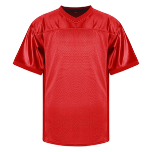 Maillot de football oversize urbain pour homme, style hip-hop, décontracté, sportif, 100 % polyester, léger et respirant - Product Image 1