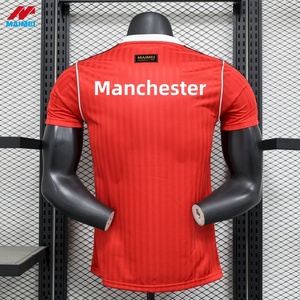 Equipación Deportiva del Club de Inglaterra 2025/2026, <span class=keywords><strong>Camiseta</strong></span> de Fútbol de <span class=keywords><strong>Manchester</strong></span> Local y Visitante 1.1, Edición de Calidad de Exportación del Club de Tailandia, <span class=keywords><strong>Camiseta</strong></span> Negra - Product Image 2
