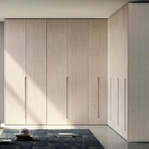 Armoire d'angle en L moderne sur mesure avec porte en verre, meubles de chambre à coucher pour usage domestique en vente - Product Image 3