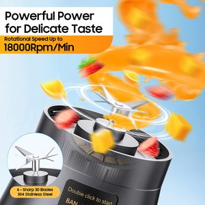 <span class=keywords><strong>Licuadora</strong></span> Portátil Eléctrica de Plástico de 380 ml, <span class=keywords><strong>Mini</strong></span> <span class=keywords><strong>Licuadora</strong></span> Recargable por USB para Uso Doméstico - Product Image 4
