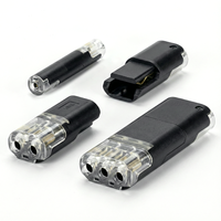 Conector de Cable Eléctrico de Empalme Rápido en Forma de H de 2 Pines 22-18 AWG, Conectores de Cable de Iluminación LED D2 Sin Pelar