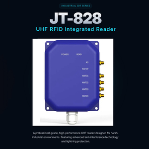 Lector de pulsera <span class=keywords><strong>RFID</strong></span> UHF de largo alcance personalizado con Control de acceso a la JT-828, lector de etiquetas, Mini lector <span class=keywords><strong>RFID</strong></span> de escritorio con memoria - Product Image 2