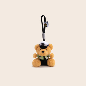 Hot Selling Soft Animal Teddy Bear Toy Plush Anime Keychain Cute Custom Plush Pendant Bag Hanging Keychain