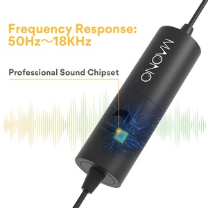 MAONO 3.5mm portable mini microphone caché avec pince micro - Product Image 3
