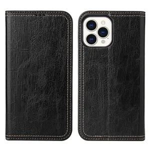 Magnetic Stand Function Flip Wallet Case Phone Protector For iPhone Pro Max Leather Case