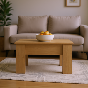 โต๊ะกาแฟโซโนมาโอ๊ค 31.1x19.3x16.1 นิ้ว ดีไซน์ทันสมัย เฟอร์นิเจอร์ห้องนั่งเล่นแบบขยายได้ - Product Image 2