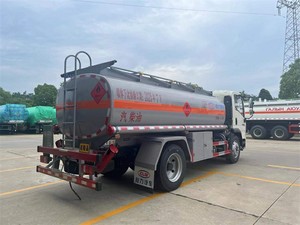 Small Howo 5cbm Fuel Truck with Manual Transmission New Condition Oil Transport Tank for Sale - Product Image 5