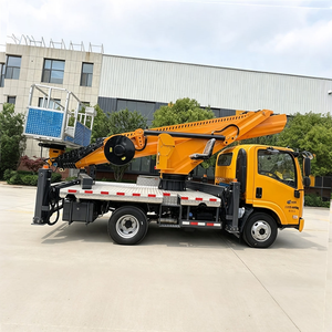 Camión de Trabajo Aéreo con Plataforma de 34 Metros de Altura, Chasis ISUZU, en Venta - Product Image 4