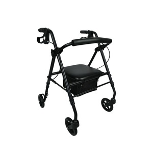 Hanbangjiaye Foldable Four Wheeled <b>Walker</b> For <b>Elderly</b> Lightweight Durable Household Use - Product Image 3
