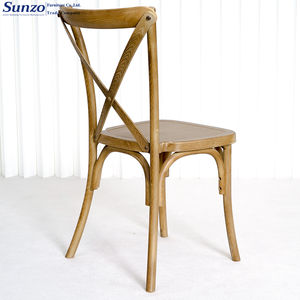 Plastik berkualitas tinggi X kembali kursi pernikahan Resin jamuan acara kursi Silang - Product Image 4