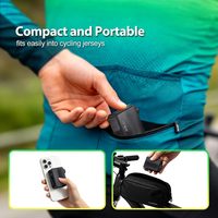 Portable High Pressure 130PSI Schrader Mini Electric Bike Pump Bicycle Tire Inflator Fast Recharge Auto Stop for Cycling