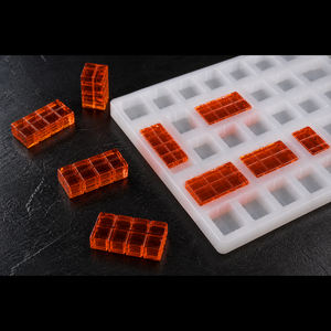 Molde de silicona segmentado para caramelos de goma Bold Maker, dispensador de gelatina de pectina de grado alimenticio de platino con 56 cavidades, venta al por mayor OEM - Product Image 5