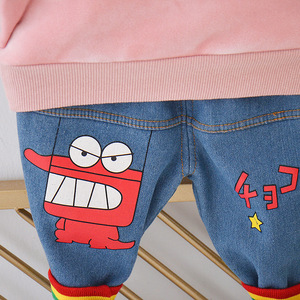 Commercio all'ingrosso di Nuovo Stile <span class=keywords><strong>Vestiti</strong></span> Dei Bambini Set di Abbigliamento <span class=keywords><strong>Per</strong></span> Bambini di Inverno Cappotti di Pelliccia Cappuccio Del Bambino E Del Denim Dei Jeans <span class=keywords><strong>Per</strong></span> Le Bambine - Product Image 4