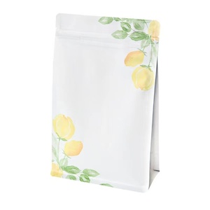 Sachet refermable anti-humidité avec fermeture éclair pour aliments secs, noix, design imprimé gratuit, pochette mate de haute qualité à fond stable - Product Image 3
