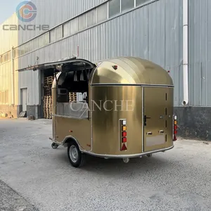 Carrito de Comida Móvil Popular en la UE, Camión de Comida de Acero Inoxidable de 3m con Certificación CE - Product Image 4