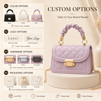 Sac à bandoulière en chaîne pour femme, sacs à main de luxe en PU, sacs à bandoulière en cuir pour femme, vente chaude