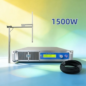 [EE. UU.] HP- Community YXHT-1, Kit de Transmisor <span class=keywords><strong>FM</strong></span> de 1.5KW (1500W) con Cable, Sistema de PA para Aldeas, Protección contra Sobrecalentamiento de Alta Potencia, Estable - Product Image 1