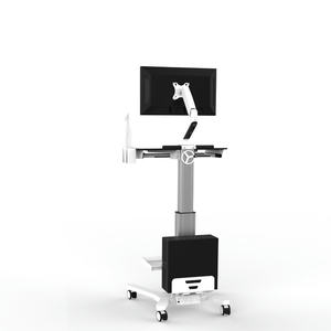 Carrello Postazione di Lavoro Dentale Mobile Moderno Regolabile in Altezza con Supporto per Tablet, Arredo Ospedaliero per Clinica Odontoiatrica e Uso Medico - Product Image 3