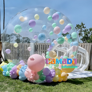 Dôme à bulles transparent géant gonflable pour l'extérieur, tente à bulles gonflable avec ballons, <span class=keywords><strong>maison</strong></span> à bulles gonflable - Product Image 3