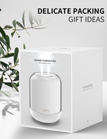 Lampe LED 3L, humidificateur d'air portable USB à ultrasons, contrôle de l'humidité, bruit <36dB, veilleuse, utilisation domestique, hôtel, voiture
