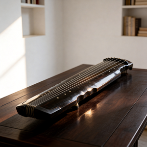 Guqin de Alta Calidad Tipo Fuxi, de Madera de Paulownia Antigua, 7 Cuerdas, Recomendado por Maestros para Principiantes, Cítara China - Product Image 4