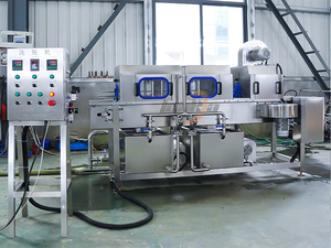 <span class=keywords><strong>Machine</strong></span> à <span class=keywords><strong>laver</strong></span> automatique multi-étapes pour boîtes de conserve, bocaux à large ouverture et bouteilles, avec lavage interne et externe - Product Image 6