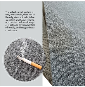 Tapis anti-dérapant commercial bon marché à faible poils tapis mur à mur pour bureau salle de réunion hôtel couloir salle de billard église - Product Image 5