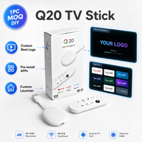 Q20 Android 12 Stick H618 2GB 16GB 4K Double WIFI6 BT 5.0 Appareil de streaming compact Application TV Dolby Projection d'écran OEM ODM 1 pièce MOQ