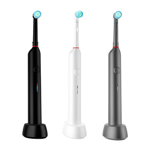 Compatibile per la cura orale <span class=keywords><strong>B</strong></span> testine di <span class=keywords><strong>ricambio</strong></span> spazzolino elettrico impermeabile da viaggio spazzolino portatile 360 dente rotante spazzolino da denti - Product Image 1