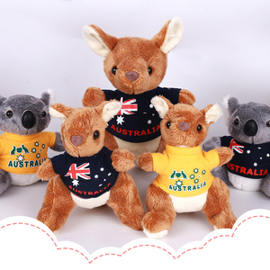 Cá Nhân Văn Bản Logo Sang Trọng Koala <span class=keywords><strong>Kangaroo</strong></span> Mềm Đồ Chơi Với T-Shirt Úc Quà Tặng Lưu Niệm - Product Image 5