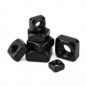 Tuerca Cuadrada Hexagonal M12 de Acero Inoxidable Ennegrecido para Equipos Mecánicos y Montaje de Estructuras de Acero - Product Image 2