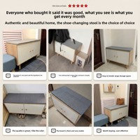 Banc à chaussures ultra-étroit intégré pour entrée, avec rangement et siège, pour usage domestique