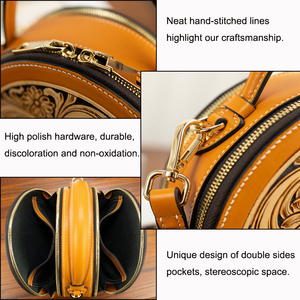 Low Moq Customized Logo Elegant Crossbody Small Round Shape Ladies <strong>Mini</strong> Shoulder <strong>Bag</strong> Women Designer Handbags Famous Brands - Product Image 4