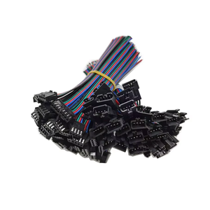 Wavelink 4 Pin 4 Renk 22AWG Tel 2.54mm Pitch Erkek Dişi Konnektör 150mm Kablo Grupları LED RGB Işık Güç Bağlantısı için - Product Image 2