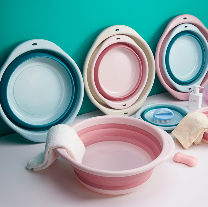 Портативная складная раковина для общежития, подвесная пластиковая раковина для белья, Товары для ванной комнаты, многофункциональная прочная раковина для путешествий