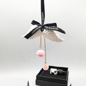 Nhà Sản Xuất Trực Tiếp Góc Cánh Hình Mặt Dây Chuyền Trang Trí Nơ Hương Đá Hun Khói Hương Liệu Đá Khuếch Tán - Product Image 4