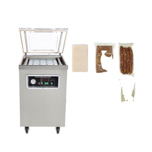 Machine de mise sous vide semi-automatique DZ-500L pour l'emballage de particules alimentaires séchées, céréales, viande, légumes, plastique et aluminium - Product Image 1