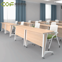 Escritorio de Conferencia Plegable Moderno y Elegante - Muebles de Oficina Multiusos para el Hogar, Oficina, Dormitorio, Escuela