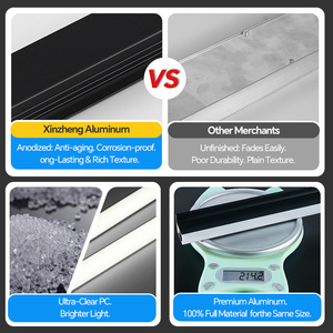 <strong>LED</strong> Cabinet Light Aluminum Profile with Diffuser for Kitchen Wardrobe <strong>Furniture</strong> <strong>Lighting</strong> - Product Image 2