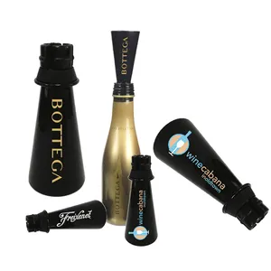 Cadeau promotionnel Électrolytique Mini Champagne Sippers En Plastique Champagne Vin Sipper