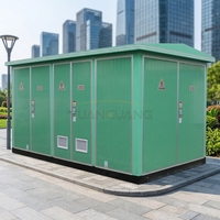 Poste de transformation compact de type kiosque 11kV 100kVA 250kVA 500kVA avec transformateur immergé pour l'alimentation des communes