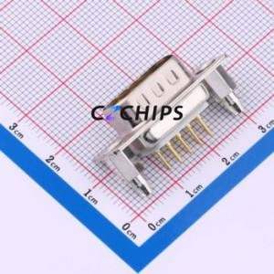 X0209WC2W7 D-Sub/VGA Connector Through hole Component (THT) Connector Standard D-Sub Male 9P Through Hole - Product Image 2